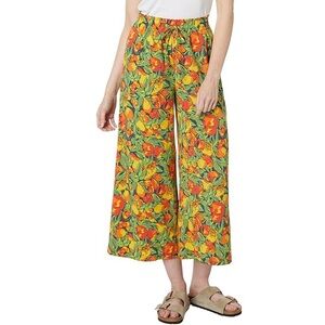 Toad & Co Sunkissed Wide Leg Pant II - Midnight Fruit Print / XL